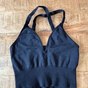 Free people good karma crop tank